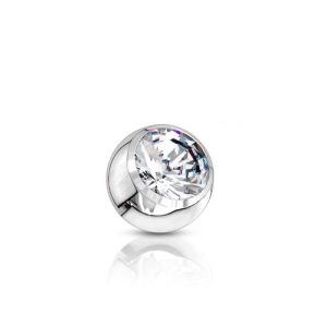 Steel Ball CZ (Gold & Silver)