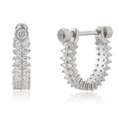 Trend Conch Hoop Bar Gold Silver
