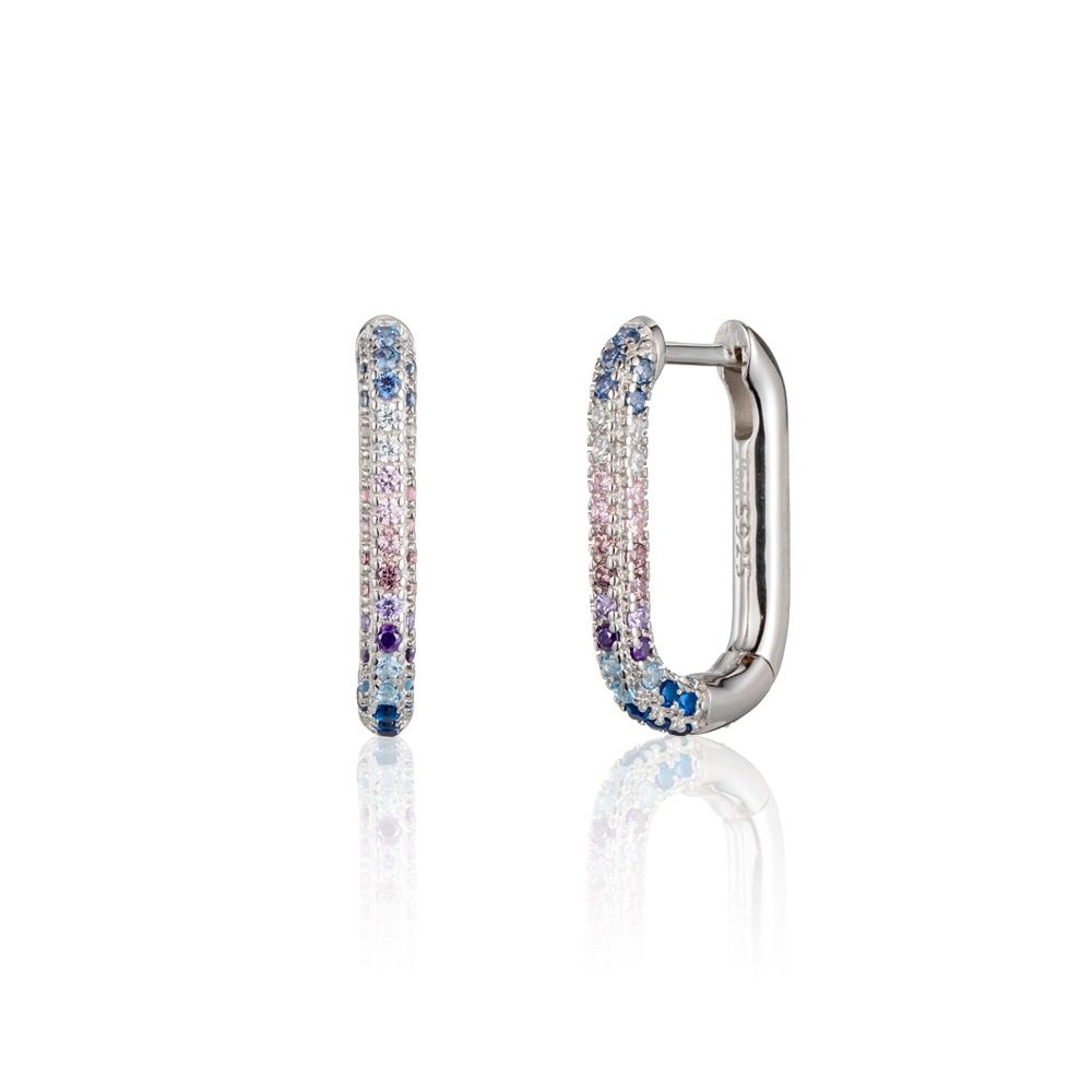Fantasia Hoops (Gold & Silver) - Pair